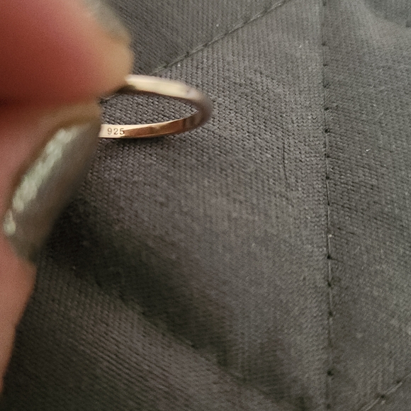 Size 4 Sterling Silver Cat Ears Ring - Picture 2 of 5